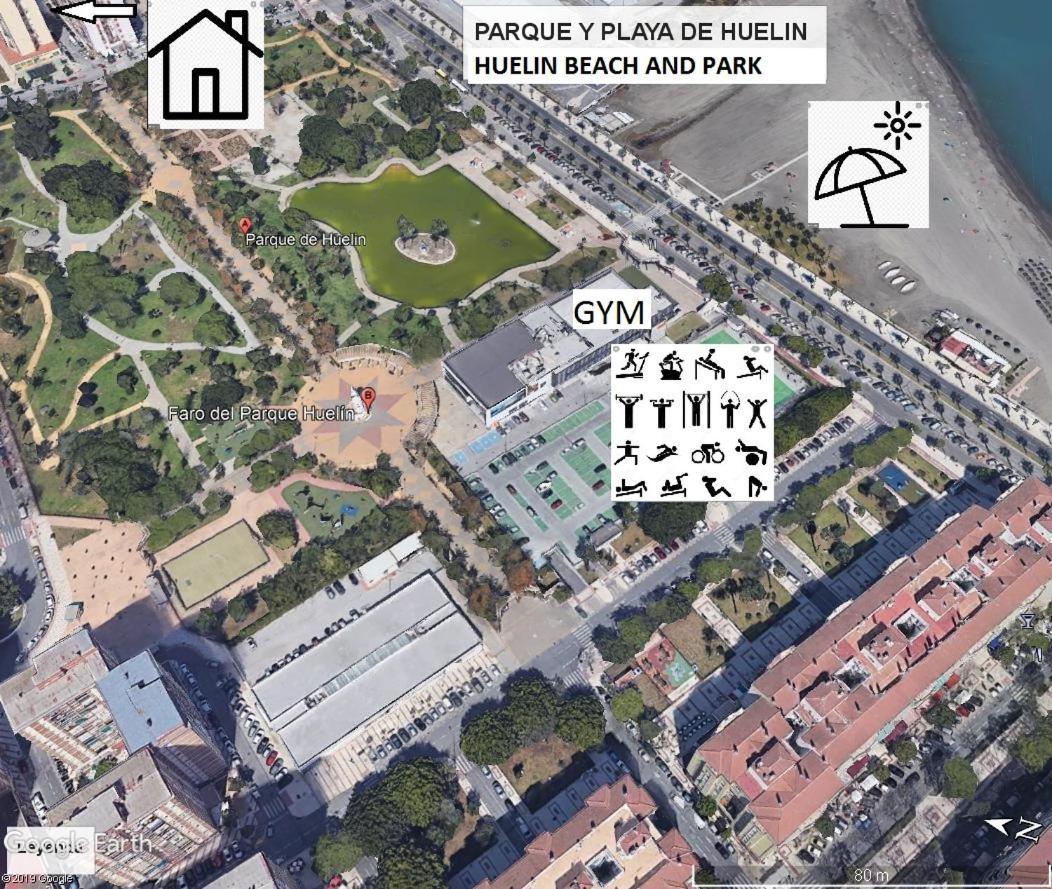 Center And Next To The 3 Bedrooms Malaga